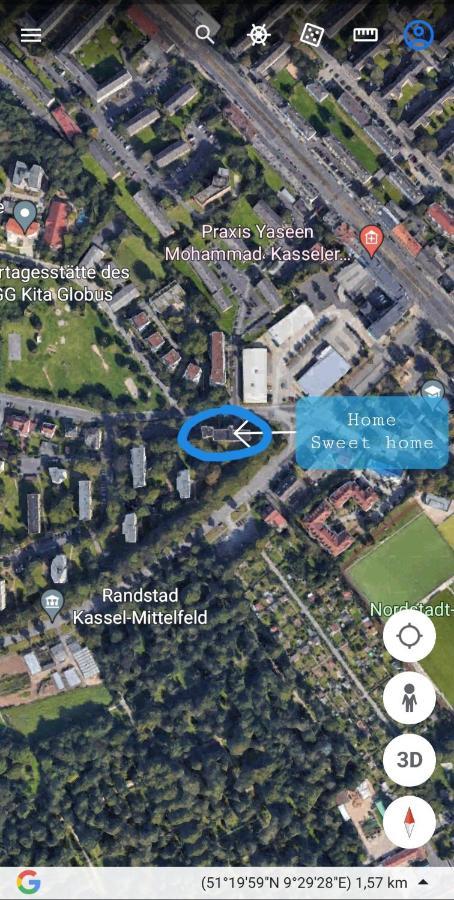 Homesweethome Free Parking Wifi Elevator Balcony Kassel Buitenkant foto